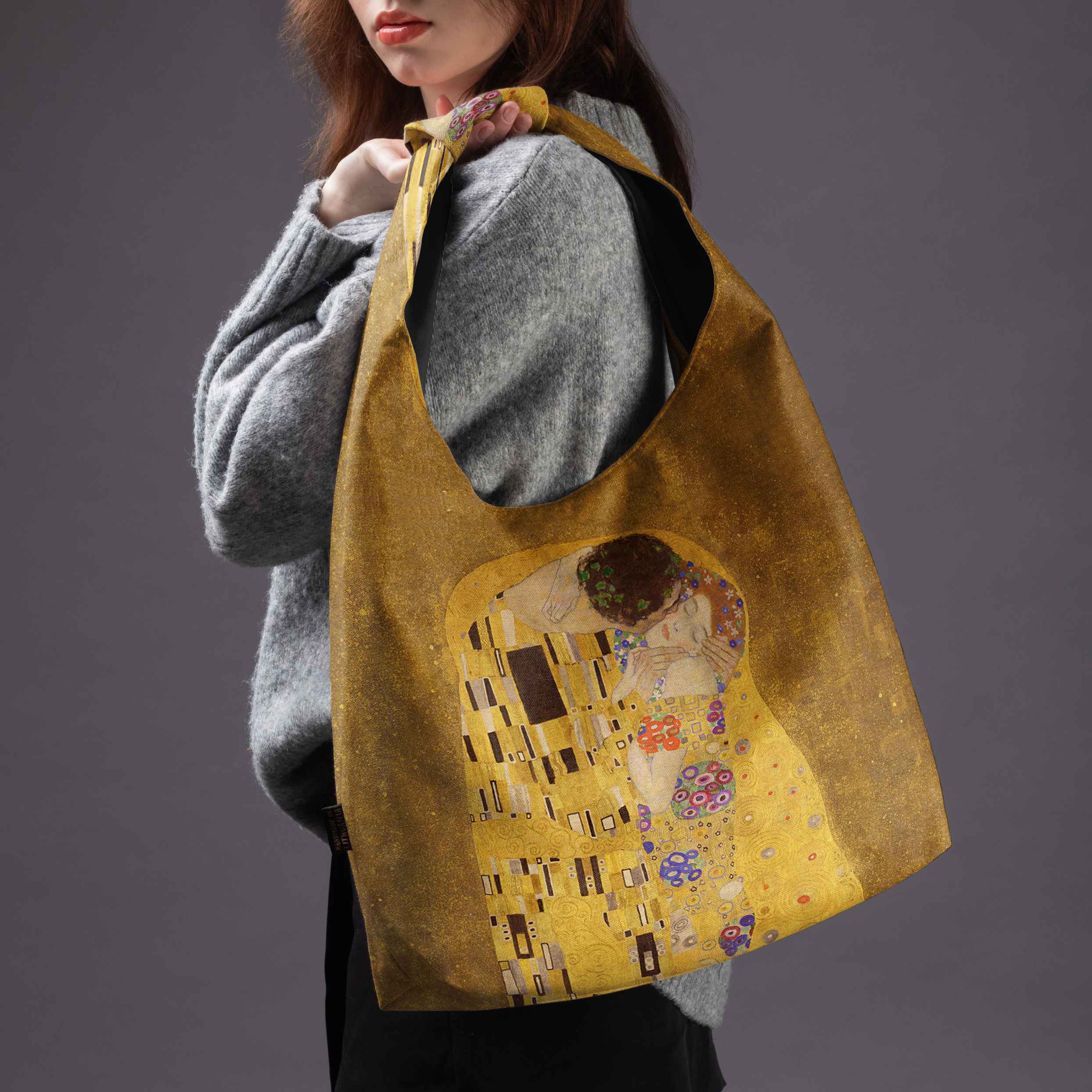 Mai Handtasche Premium Gustav Klimt „Der Kuss“