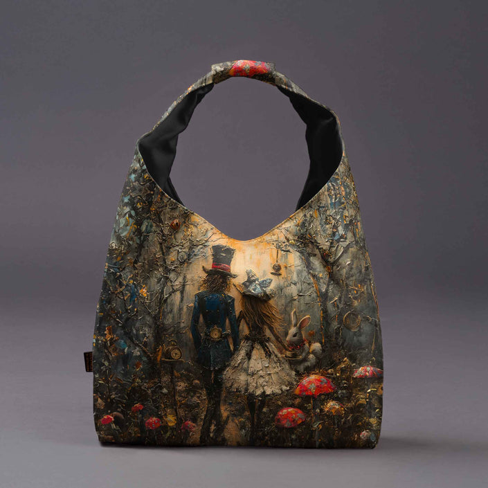 Mai Handtasche Premium Imagine „Alice und der Hutmacher“