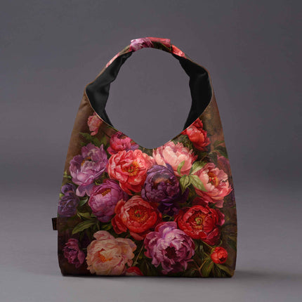 Mai Handtasche Premium Imagine „Pfingstrosenstrauß“