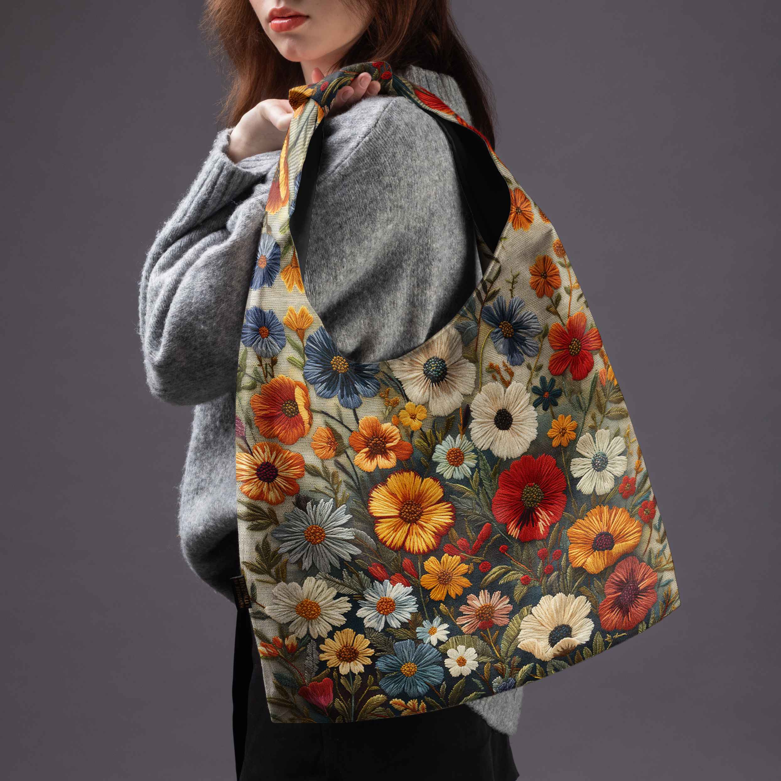 Mai Handtasche Premium Imagine „Ein Strauß Fäden“