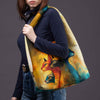 Mai Handtasche Premium Imagine „Kunst Katze“