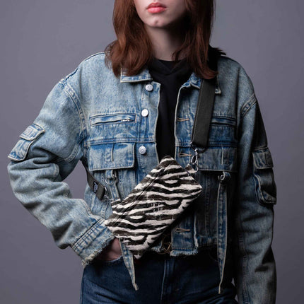 Fünfte Tasche Classy „Zebra“