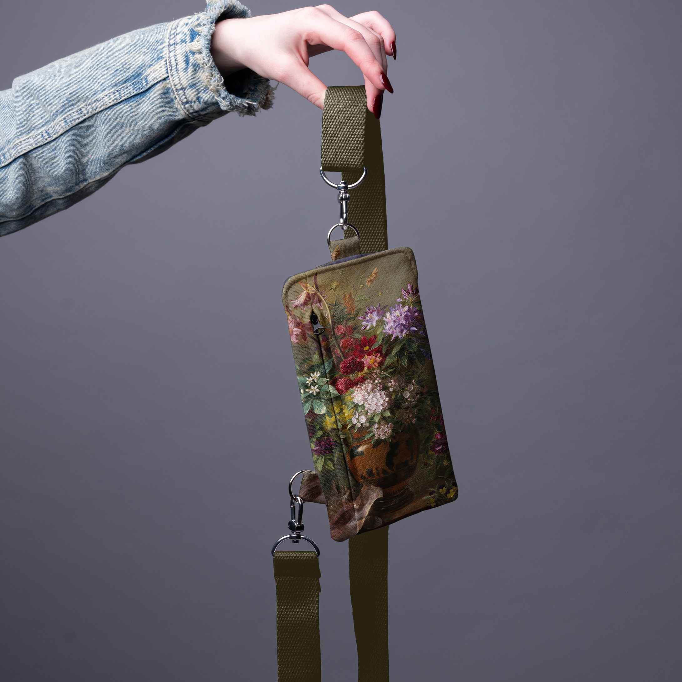 Fünfte Tasche Gregorius van Os „Stillleben mit Blumen in einer griechischen Vase“