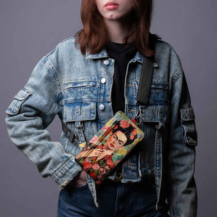 Fünfte Tasche Imagine „Frida gėlėse“