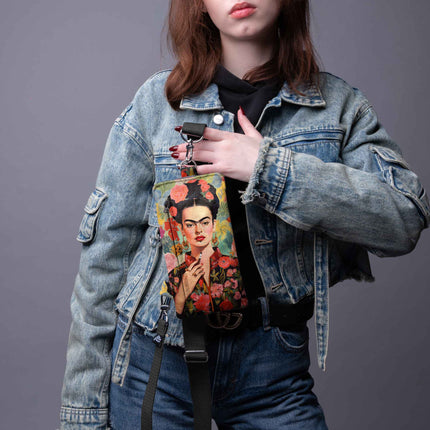 Fünfte Tasche Imagine „Frida gėlėse“