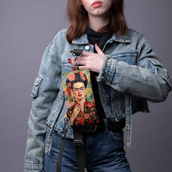 Fünfte Tasche Imagine „Frida gėlėse“