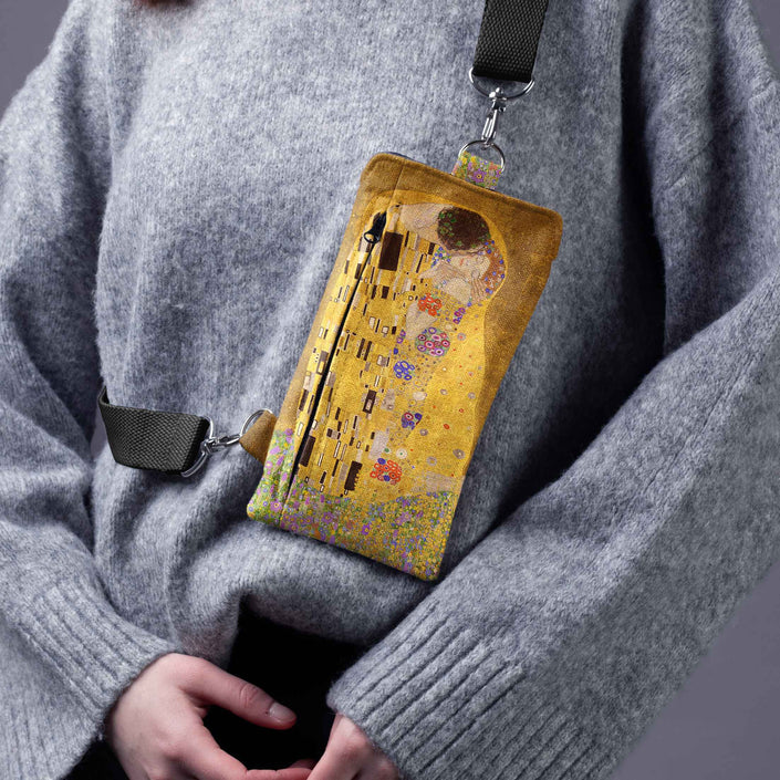 Fünfte Tasche Gustav Klimt „Der Kuss“