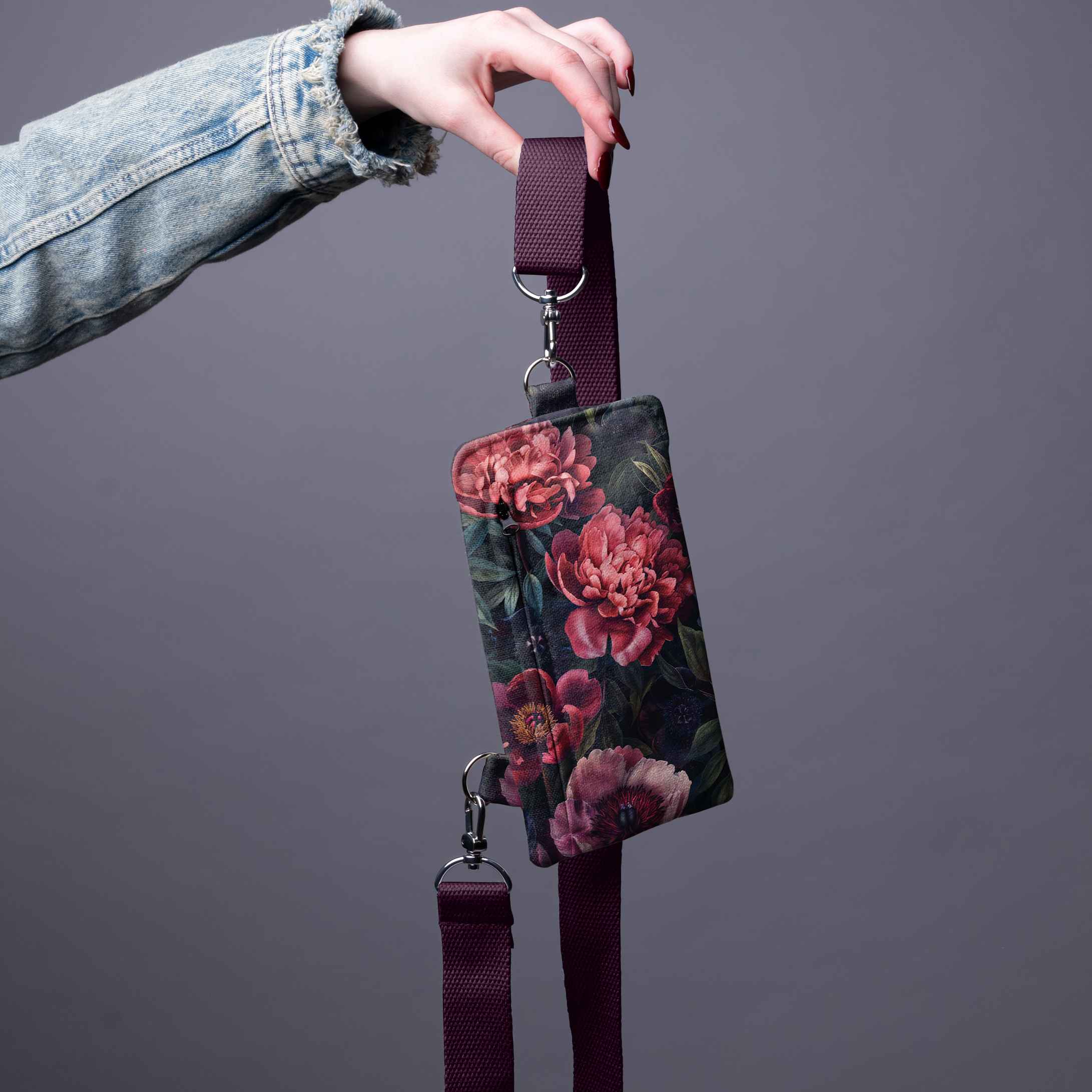 Fünfte Tasche imagine „Pfingstrosen Nacht“