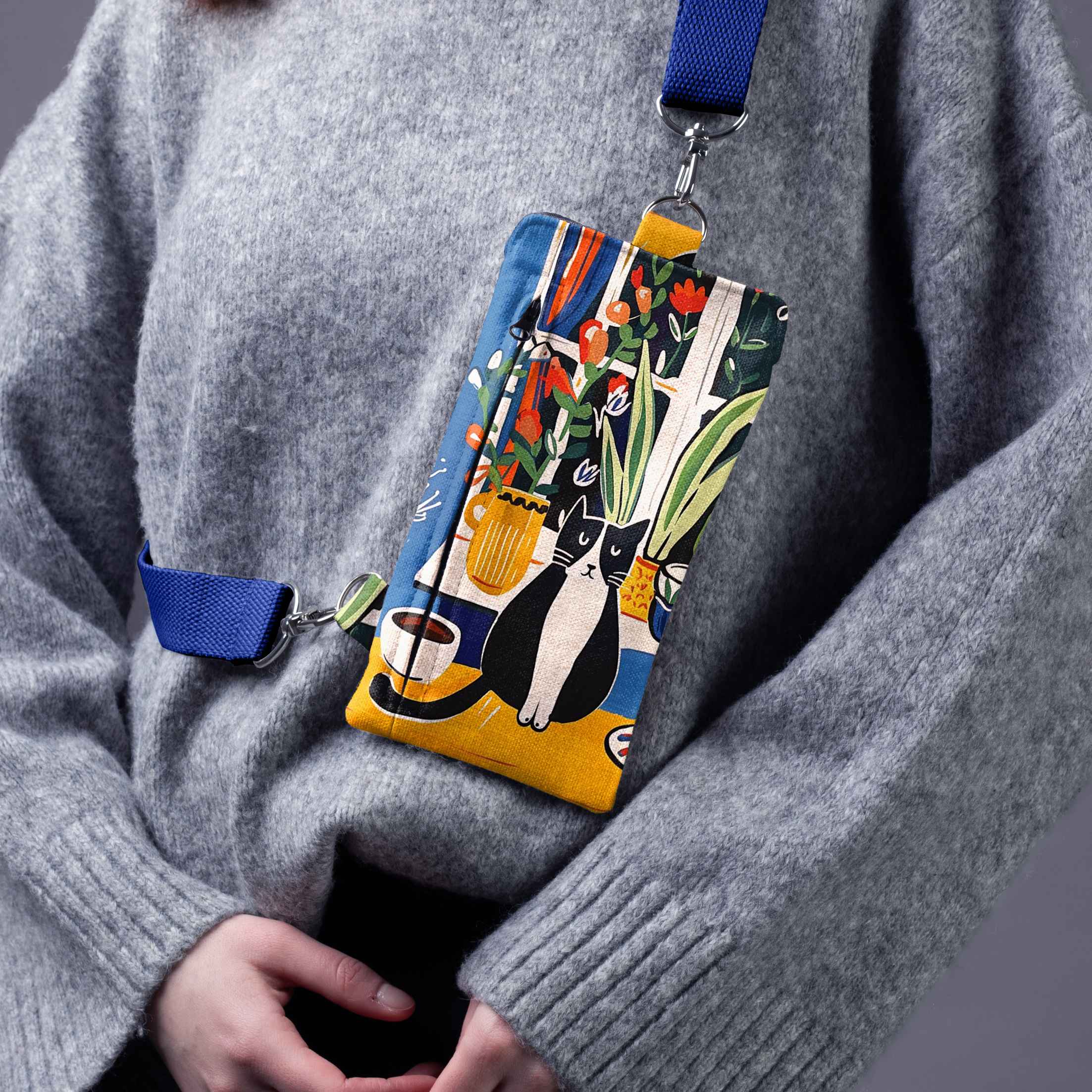 Fünfte Tasche Imagine „Katzenhaus“