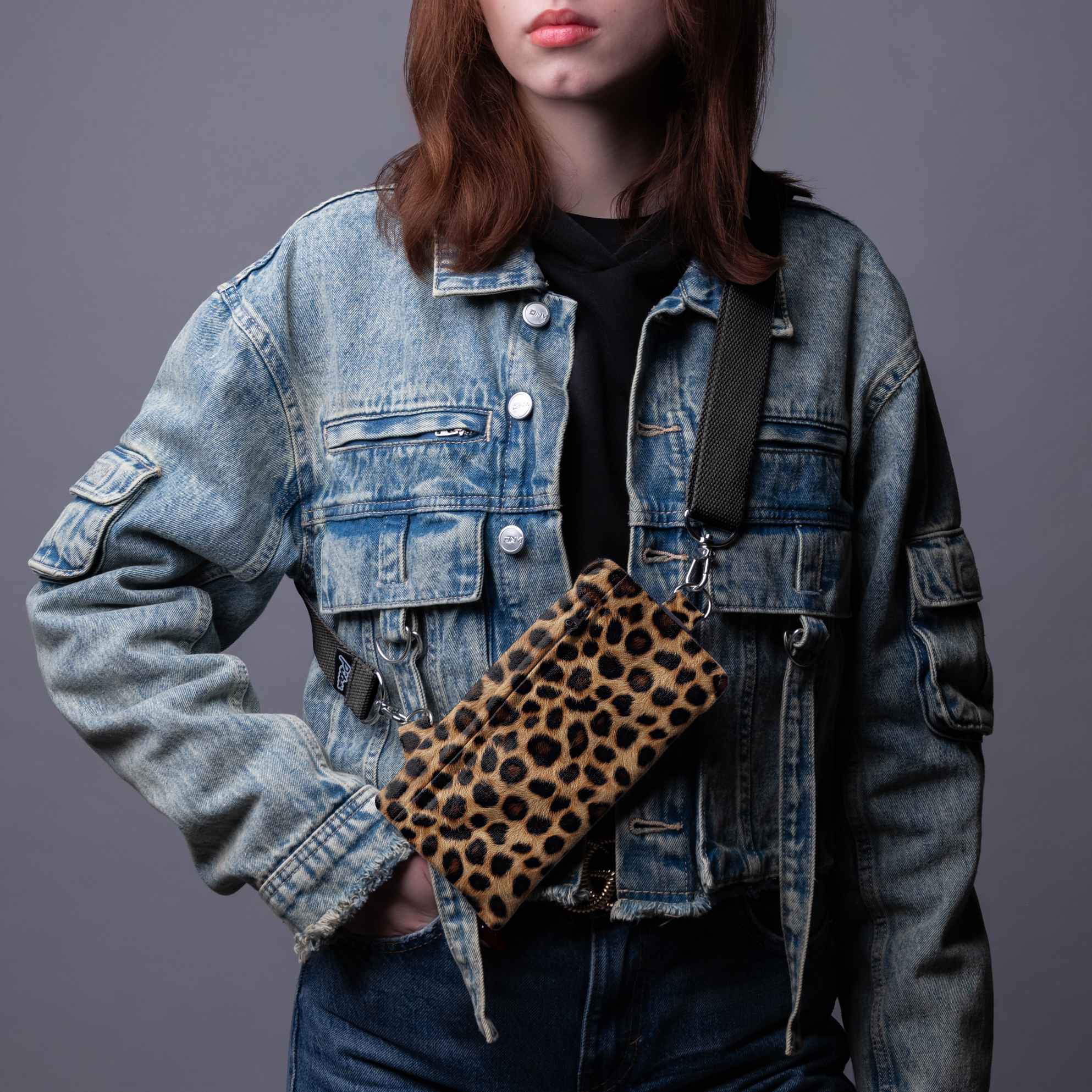 Fünfte Tasche Classy „Leopard“