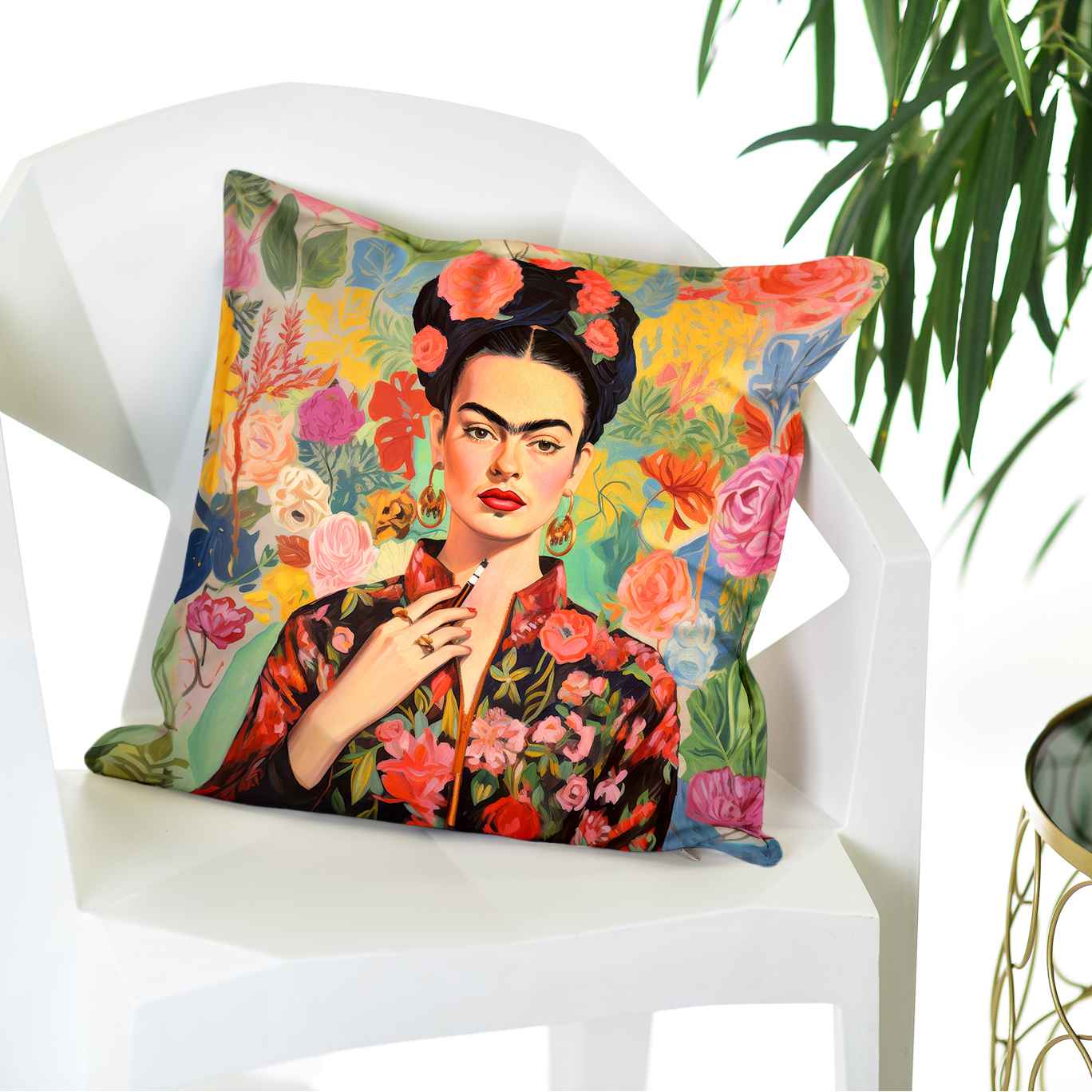Zierkissen Imagine „Frida in Blumen“ 