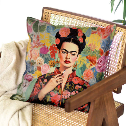 Zierkissen Imagine „Frida in Blumen“ 