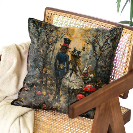 Zierkissen Imagine „Alice und der Hutmacher“