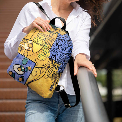 Rucksack Nr. 2 Henri Matisse „Interior, Yellow & Blue