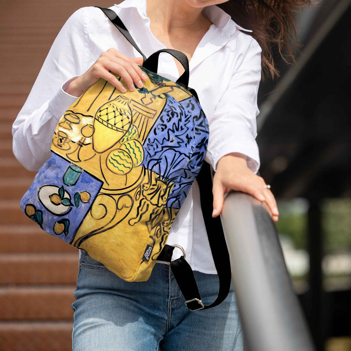 Rucksack Nr. 2 Henri Matisse „Interior, Yellow & Blue