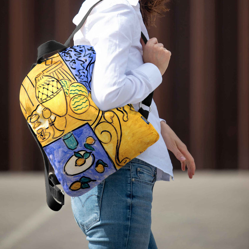 Rucksack Nr. 2 Henri Matisse „Interior, Yellow & Blue
