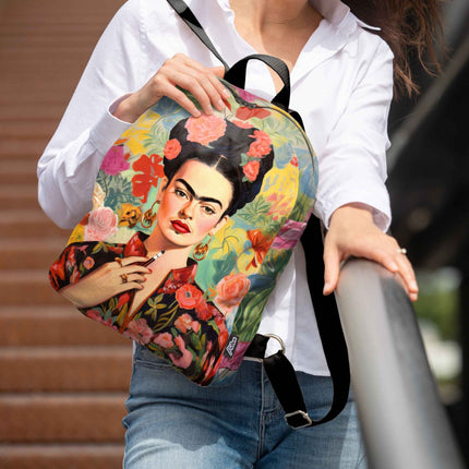 Rucksack Nr. 2+ Imagine „Frida in Blumen“