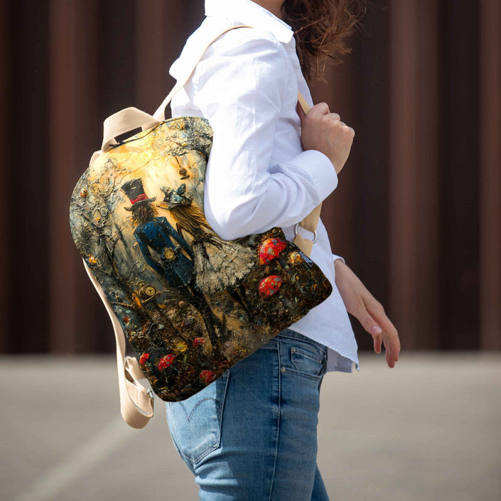 Rucksack Nr. 2+ Imagine „Alice und der Hutmacher“