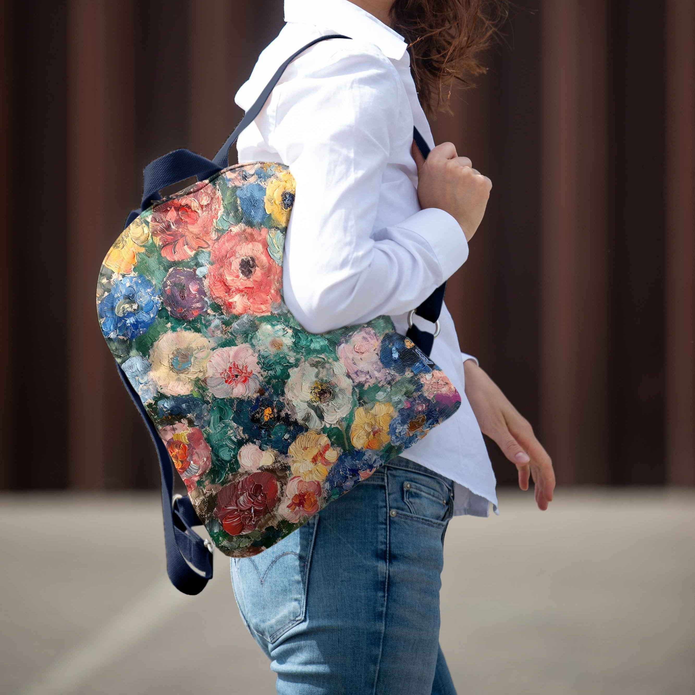 Rucksack Nr. 2+ Imagine „Blumen für Monet“