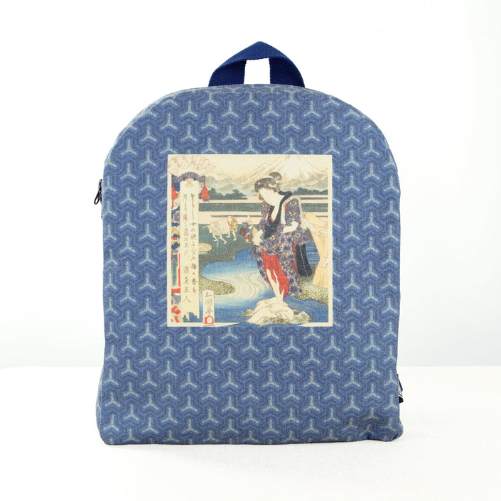 Rucksack Nr. 2 Yashima Gakutei „Geisha und der Fluss“