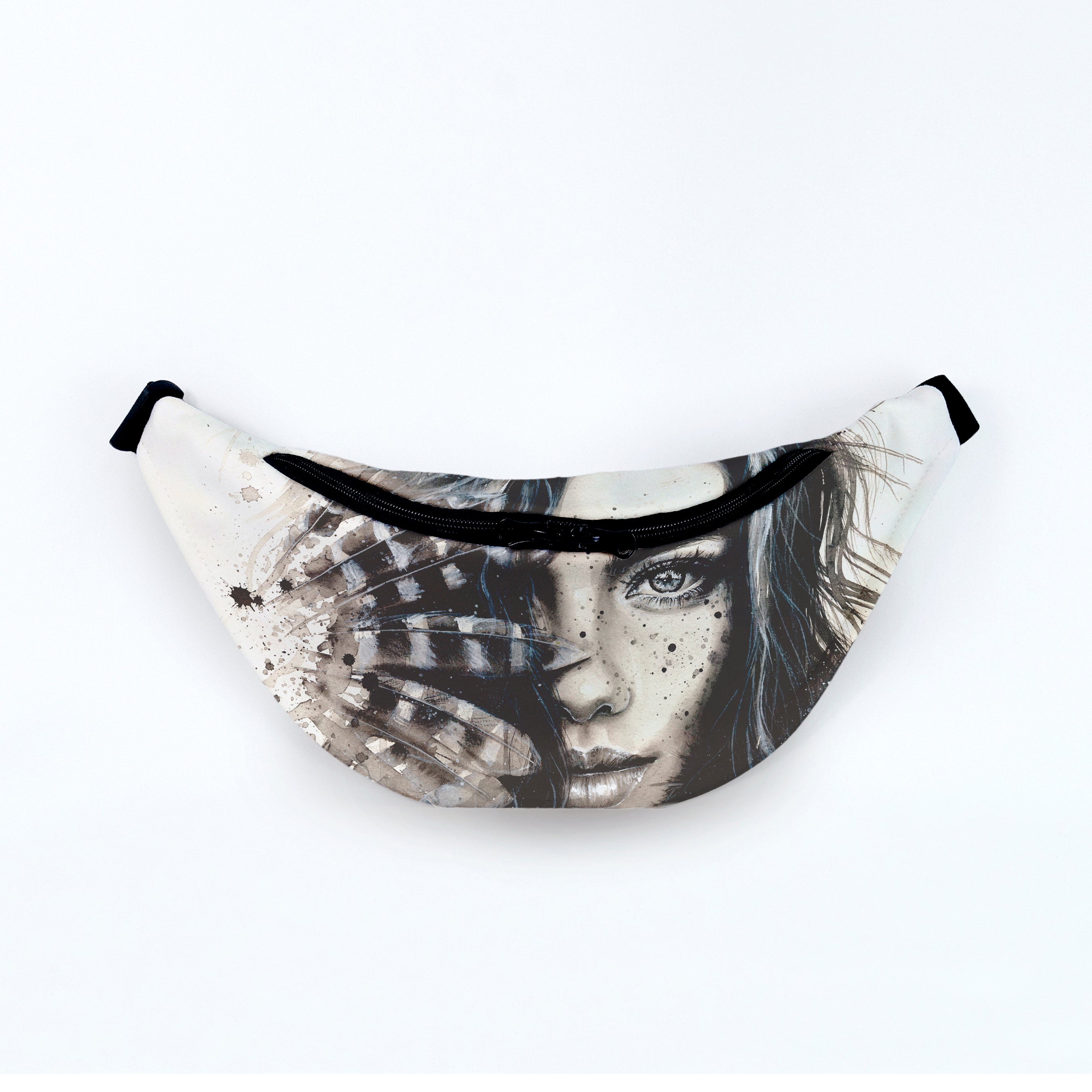 Bauchtasche „Mädchen mit einer Fede“