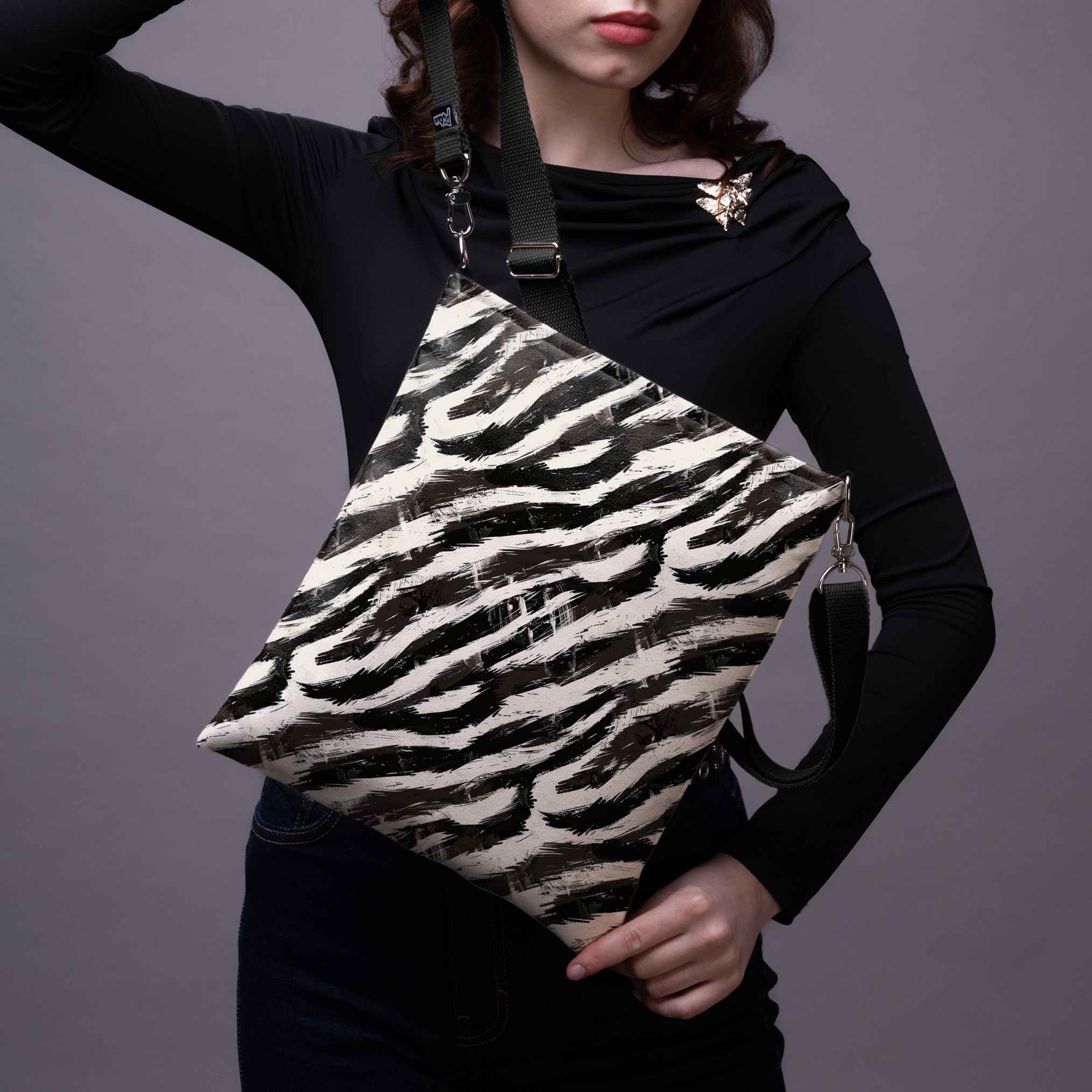Umhängetasche Classy „Zebra“