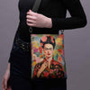 Umhängetasche Imagine „Frida in Blumen“