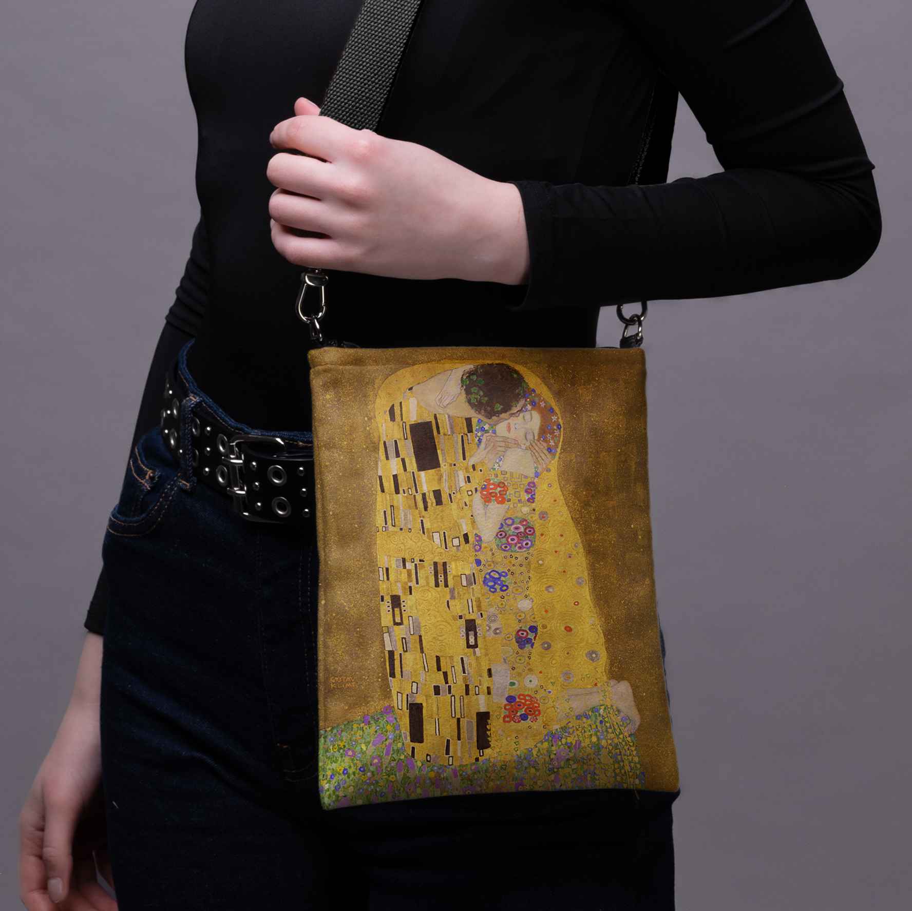 Umhängetasche Gustav Klimt „Der Kuss“