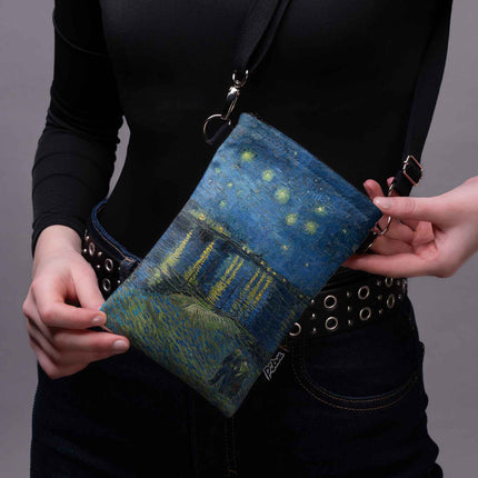 Handytasche Vincent Van Gogh „Sternennacht über der Rhône“