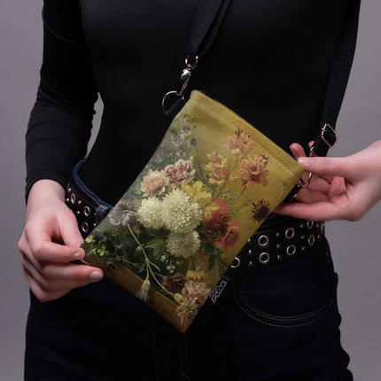 Handytasche Gregorius van Os „Stillleben mit Blumen“