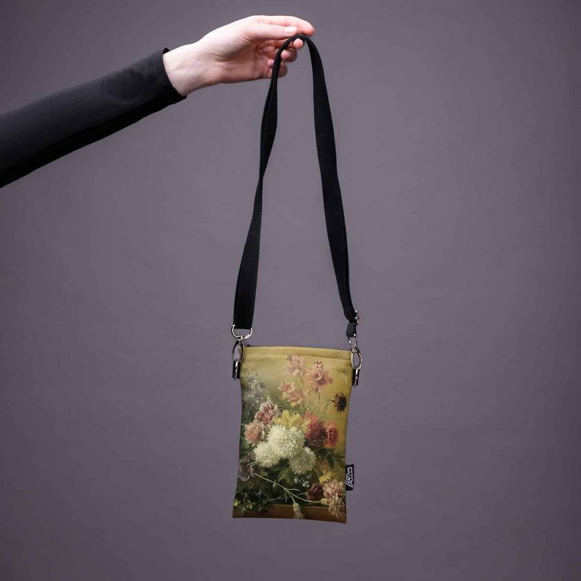 Handytasche Gregorius van Os „Stillleben mit Blumen“