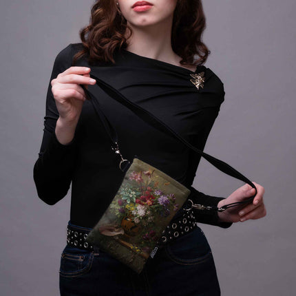 Handytasche Gregorius van Os „Stillleben mit Blumen in einer griechischen Vase“
