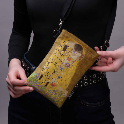 Handytasche Gustav Klimt „Der Kuss“
