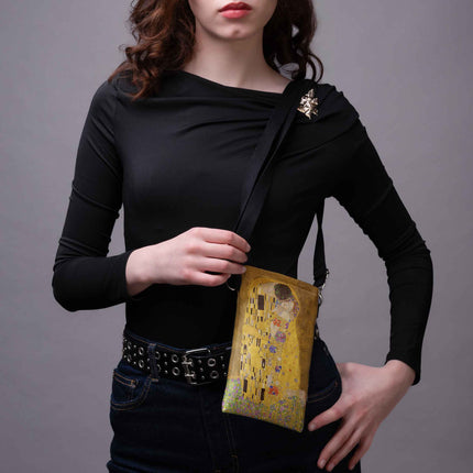 Handytasche Gustav Klimt „Der Kuss“