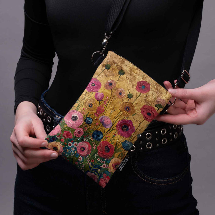 Handytasche Imagine „Blumen für Klimt“
