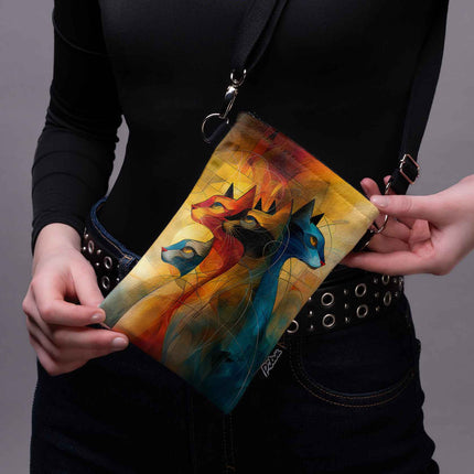 Handytasche Imagine „Kunst Katze“