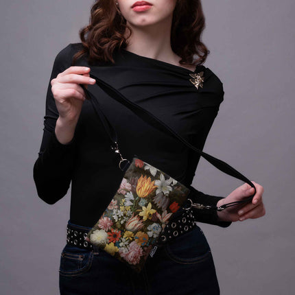 Handytasche Ambrosius Bosschaert „Stillleben mit Blumen in einer Wan-Li-Vase“
