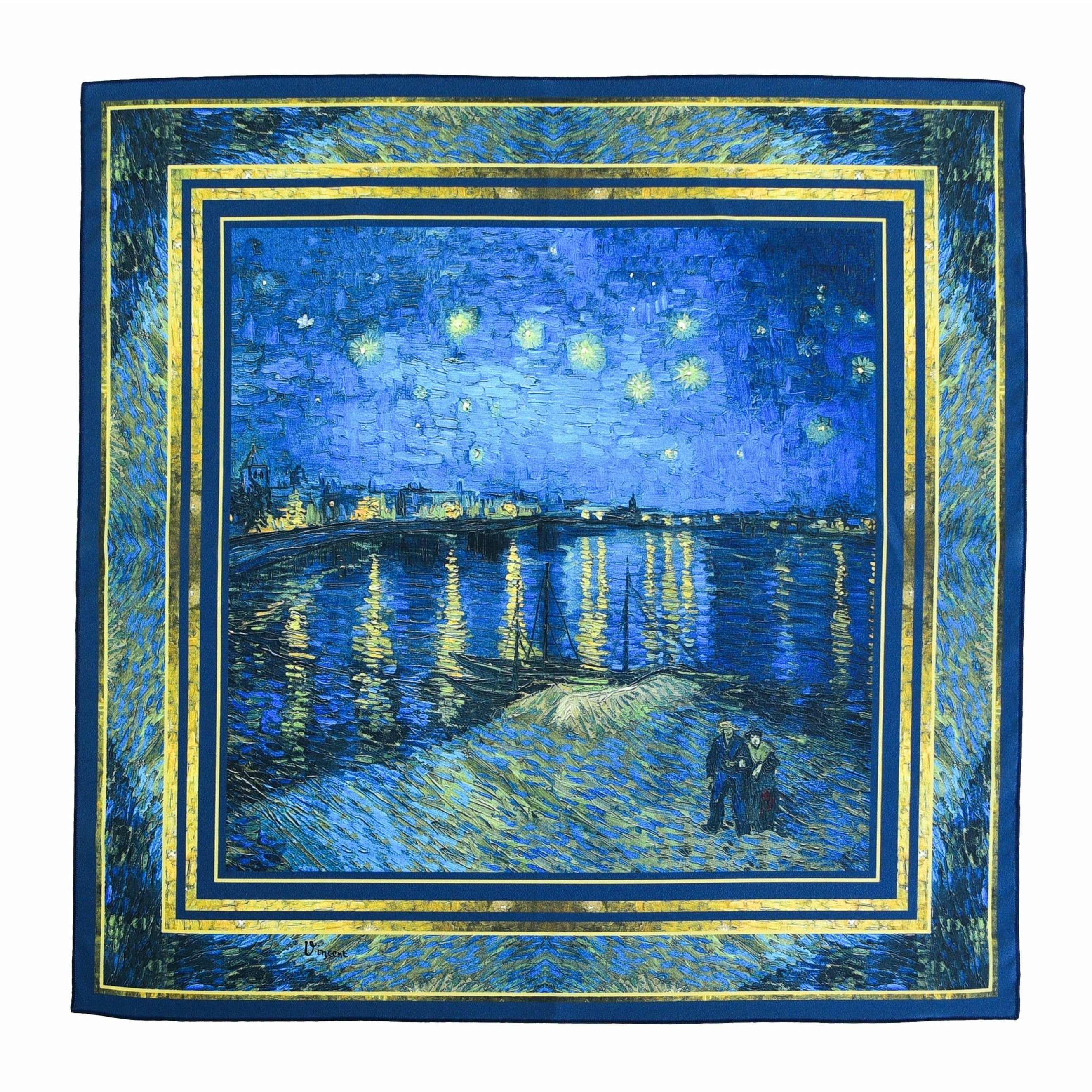 Halstuch Vincent van Gogh „Sternennacht über der Rhône“