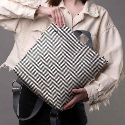 Rucksack Nr. 3 Classy „Pied-de-poule“