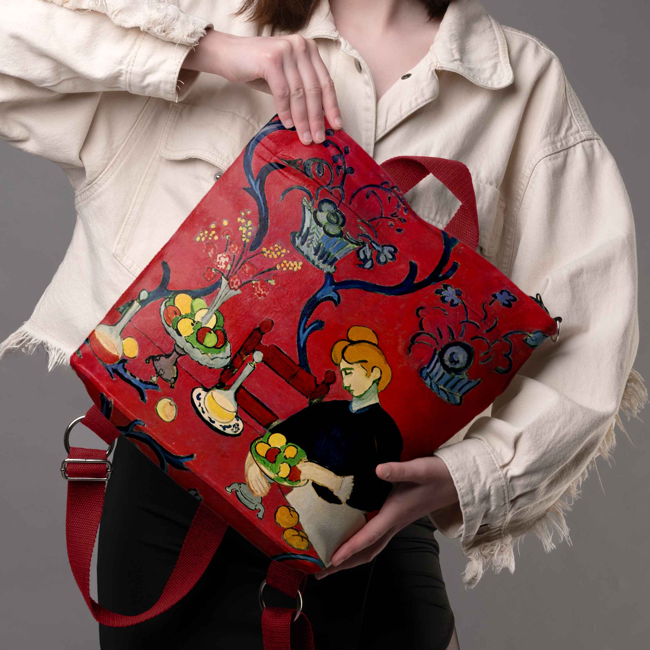 Rucksack Nr. 3 Henri Matisse „Harmony in Red