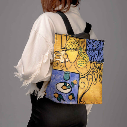Rucksack Nr. 3 Henri Matisse „Interior, Yellow & Blue