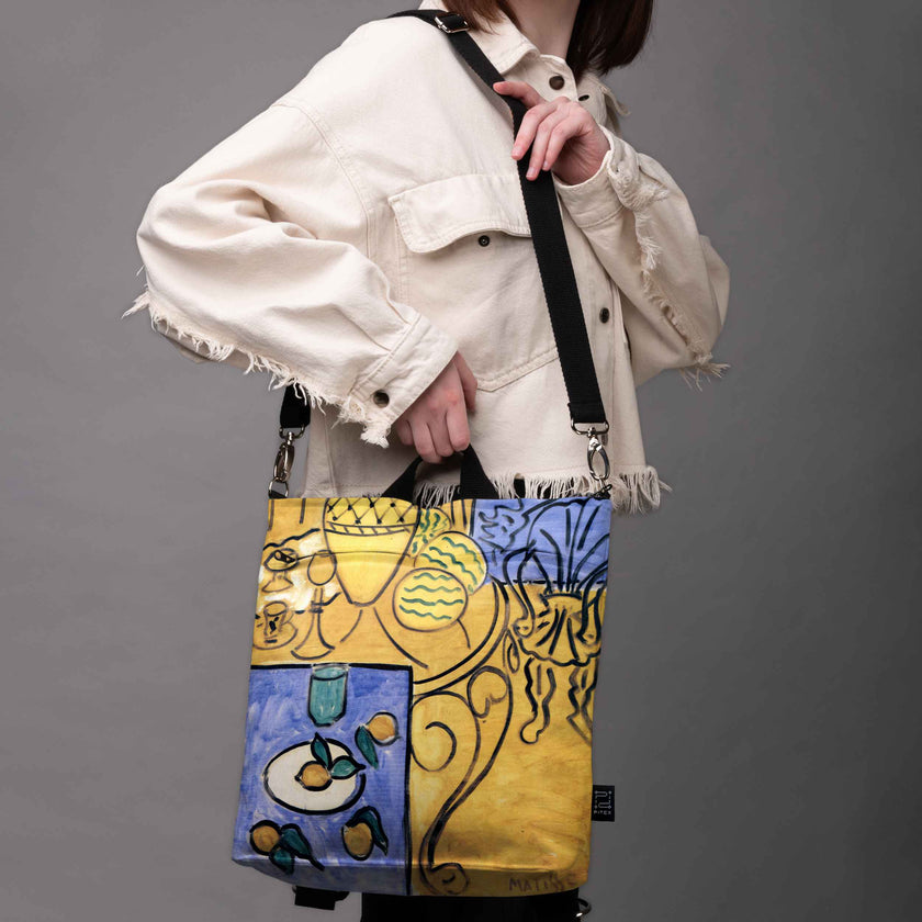 Rucksack Nr. 3 Henri Matisse „Interior, Yellow & Blue