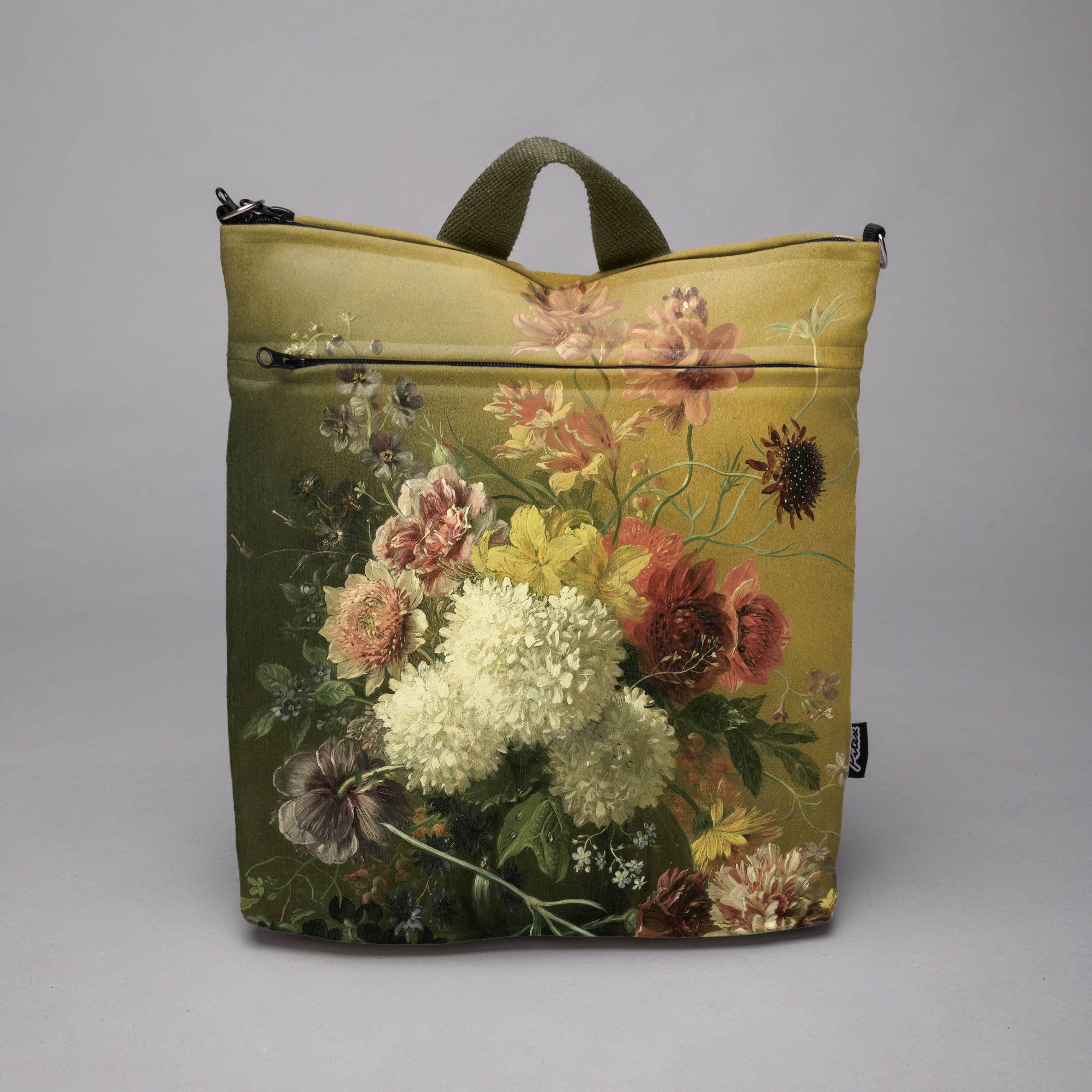 Rucksack Nr. 3 Gregorius van Os „Stillleben mit Blumen“
