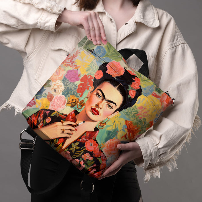 Rucksack Nr. 3 Imagine „Frida in Blumen“