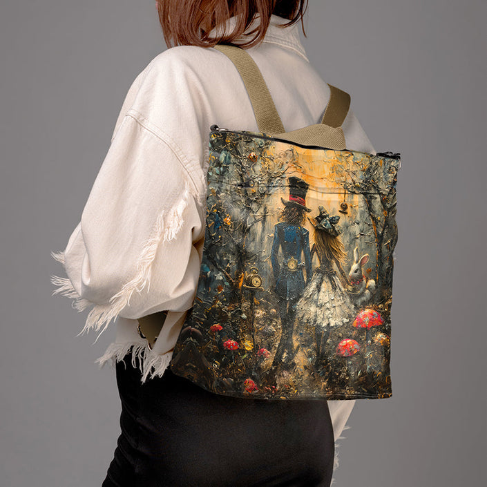 Rucksack Nr. 3 Imagine „Alice und der Hutmacher“
