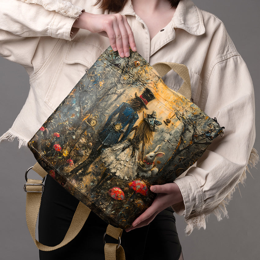 Rucksack Nr. 3 Imagine „Alice und der Hutmacher“