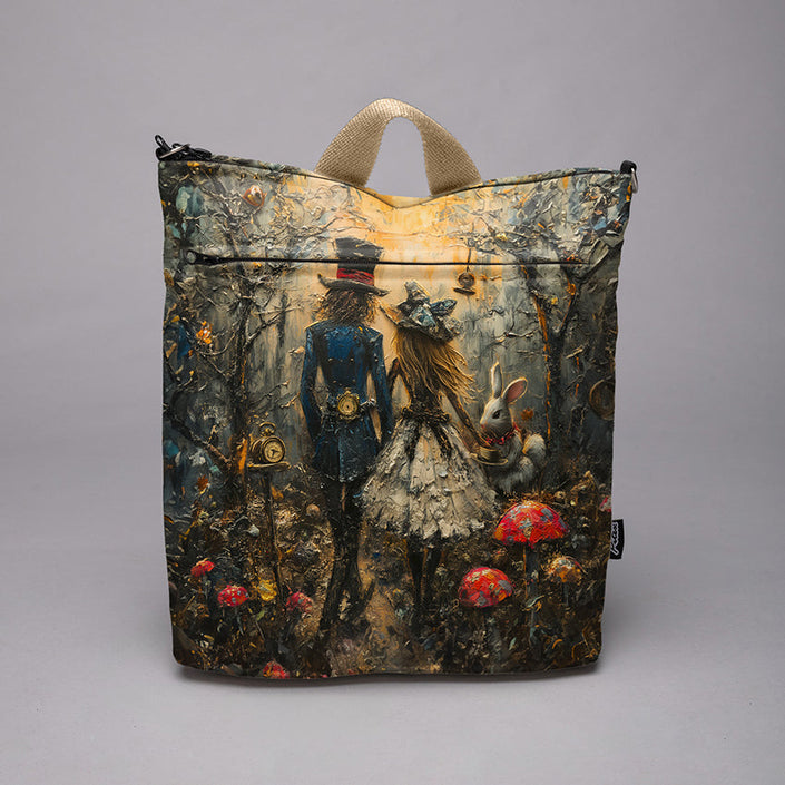 Rucksack Nr. 3 Imagine „Alice und der Hutmacher“