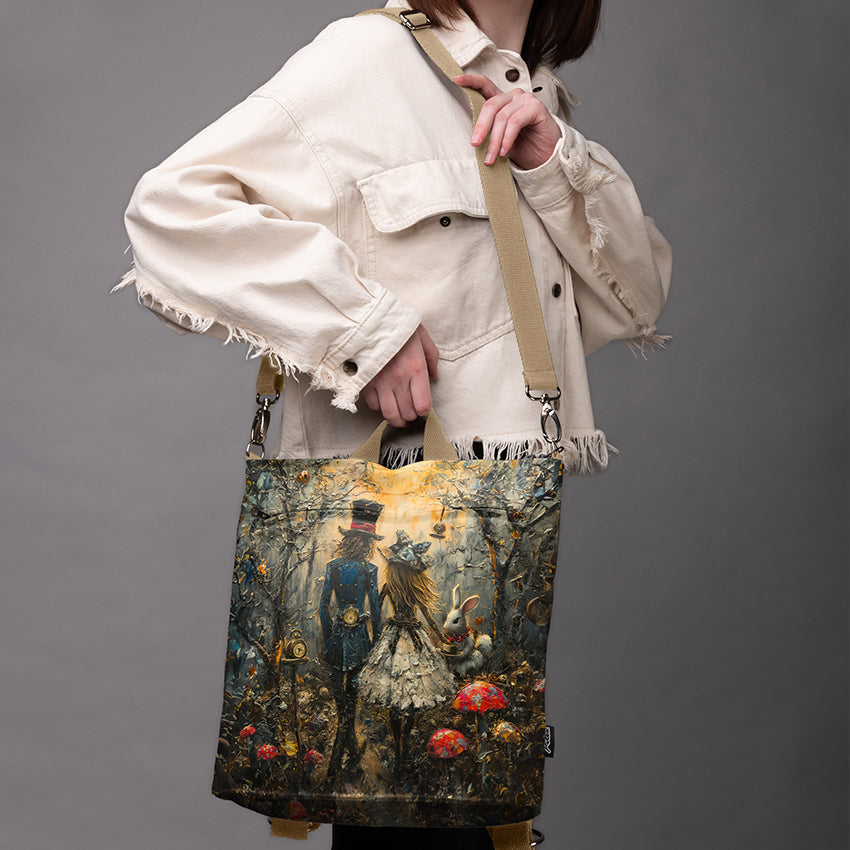 Rucksack Nr. 3 Imagine „Alice und der Hutmacher“
