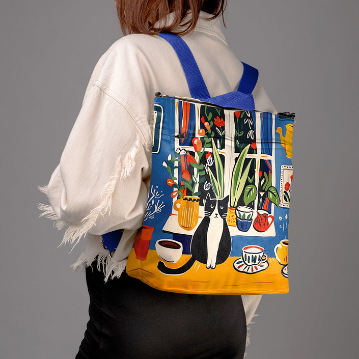 Rucksack Nr. 3 Imagine „Katzenhaus“