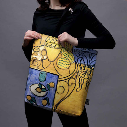 Einkaufstasche Henri Matisse „Interior, Yellow & Blue